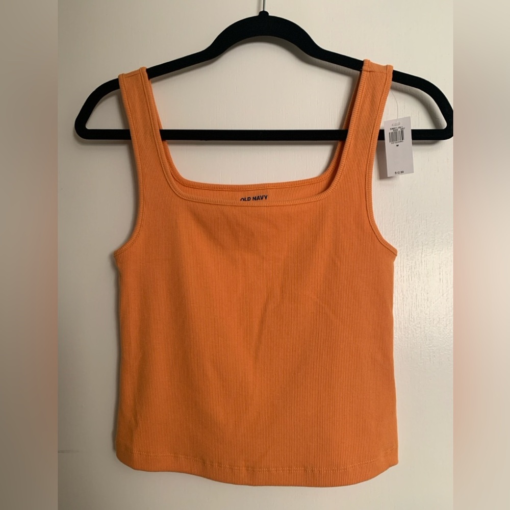 Old Navy cropped square neck tank top